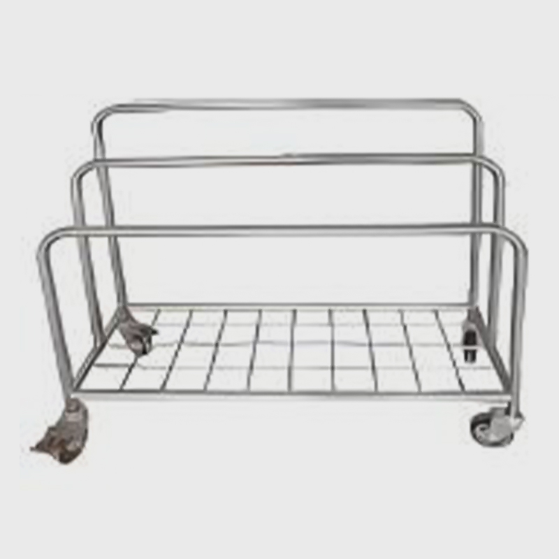 Hindi kinakalawang na asero na dispenser ng troli