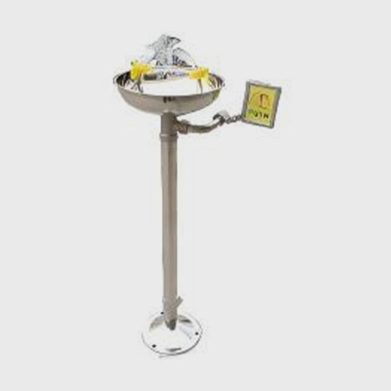 Vertical eyewash dispenser