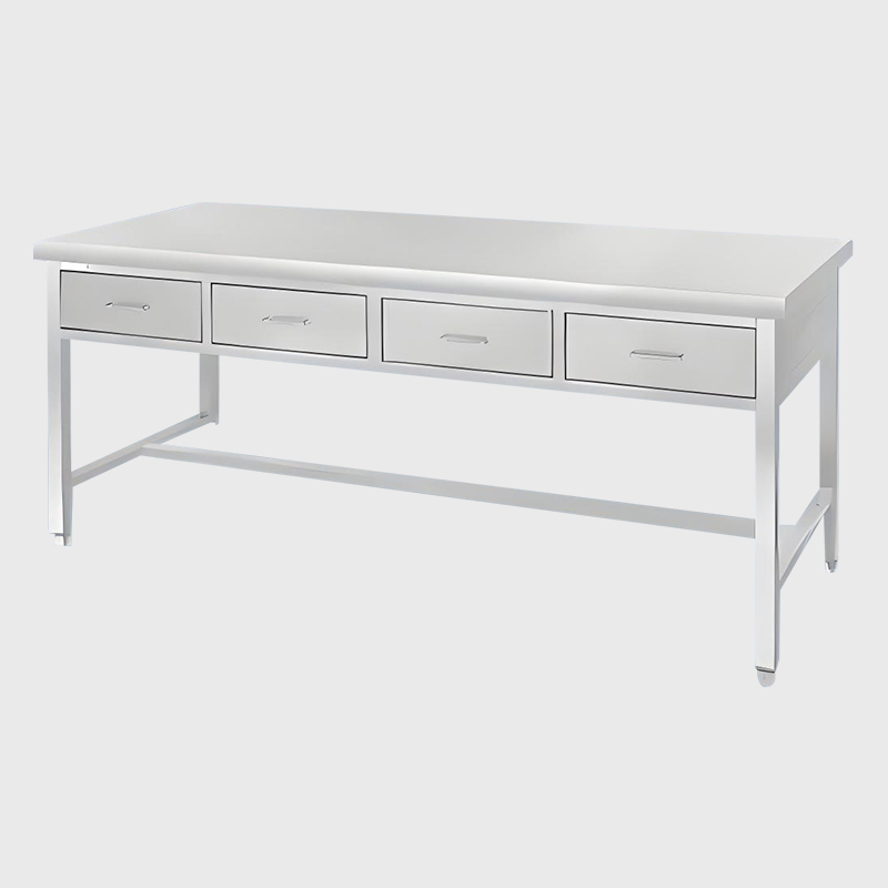 Hospital CSSD hindi kinakalawang na asero na nagtatrabaho sa talahanayan